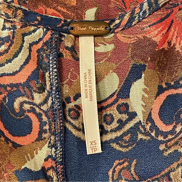 FREE PEOPLE NWOT‎ High Plains Printed Dress - Picture 7 of 9